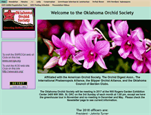 Tablet Screenshot of oosorchids.org